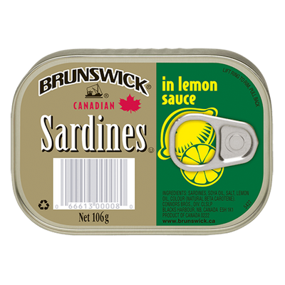 BRUNSWICK® SARDINES IN LEMON SAUCE