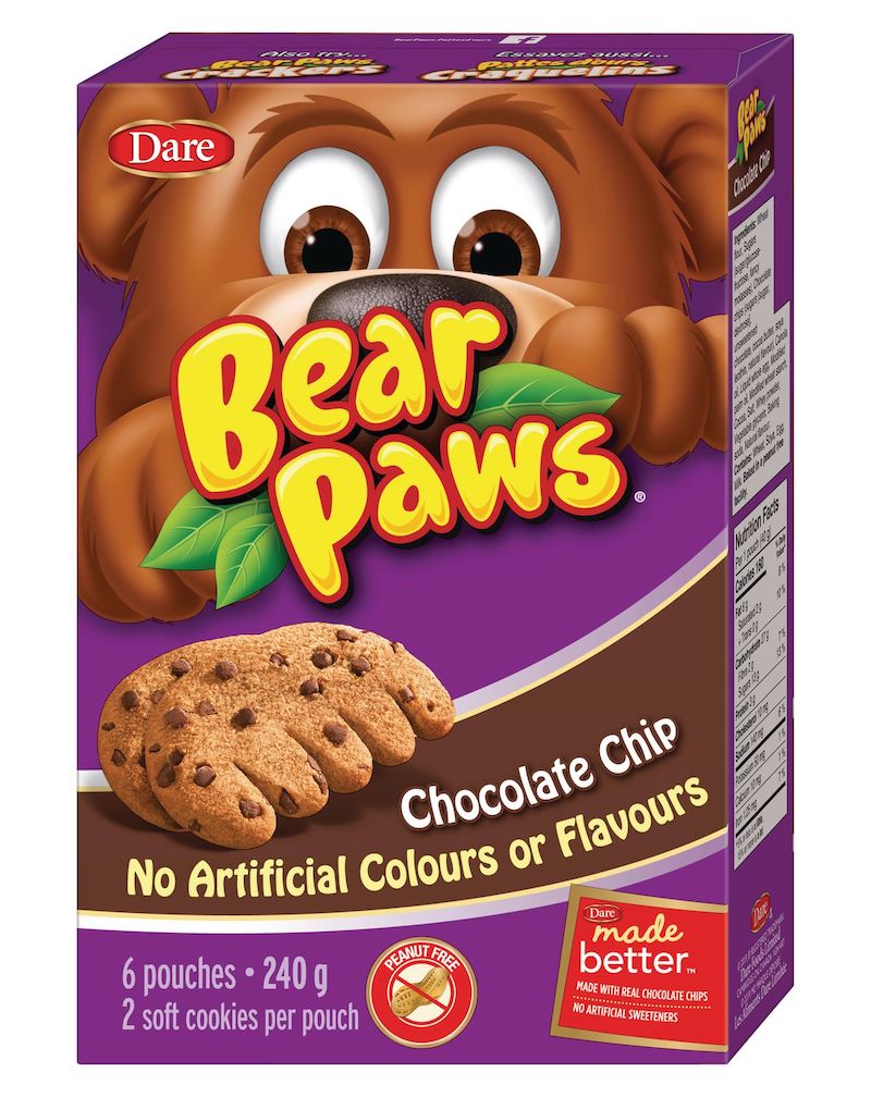 Bear Paws Chocolate Chip Cookies
