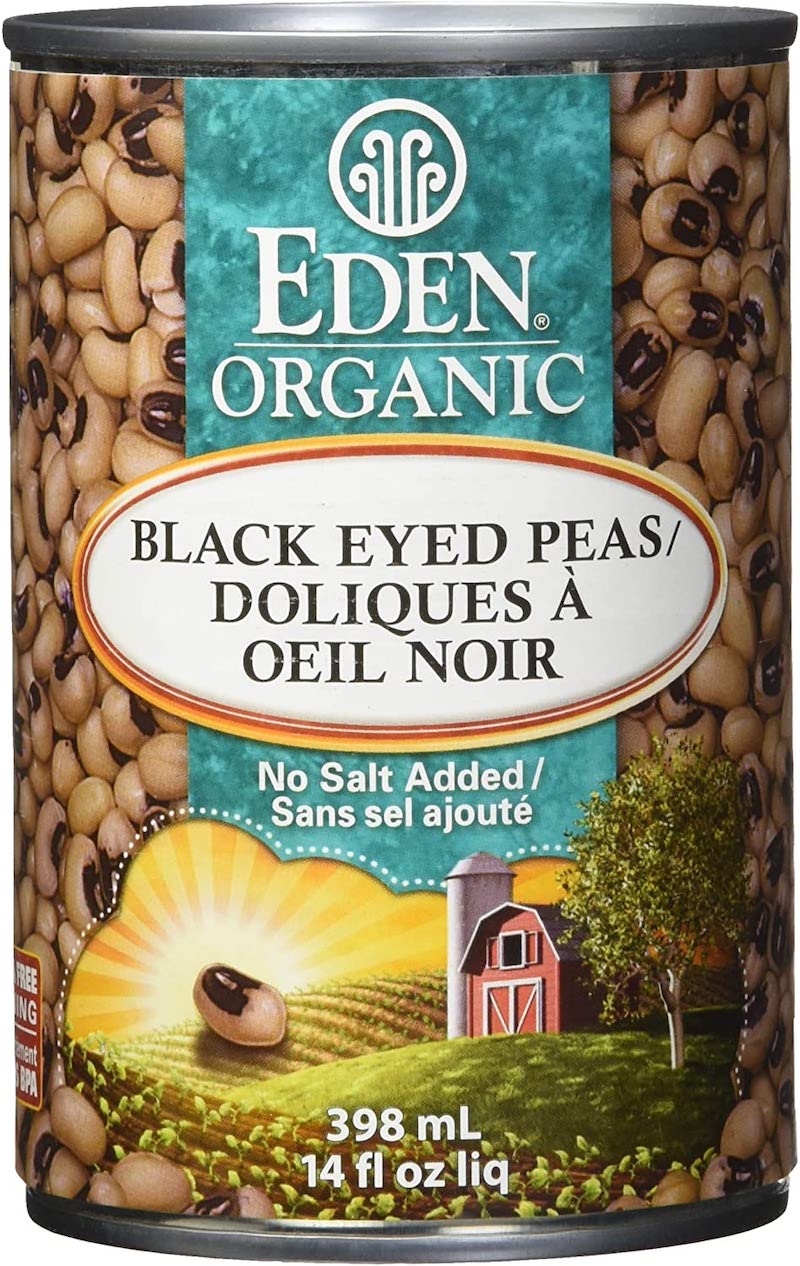 Eden Black Eyed Peas 398ml