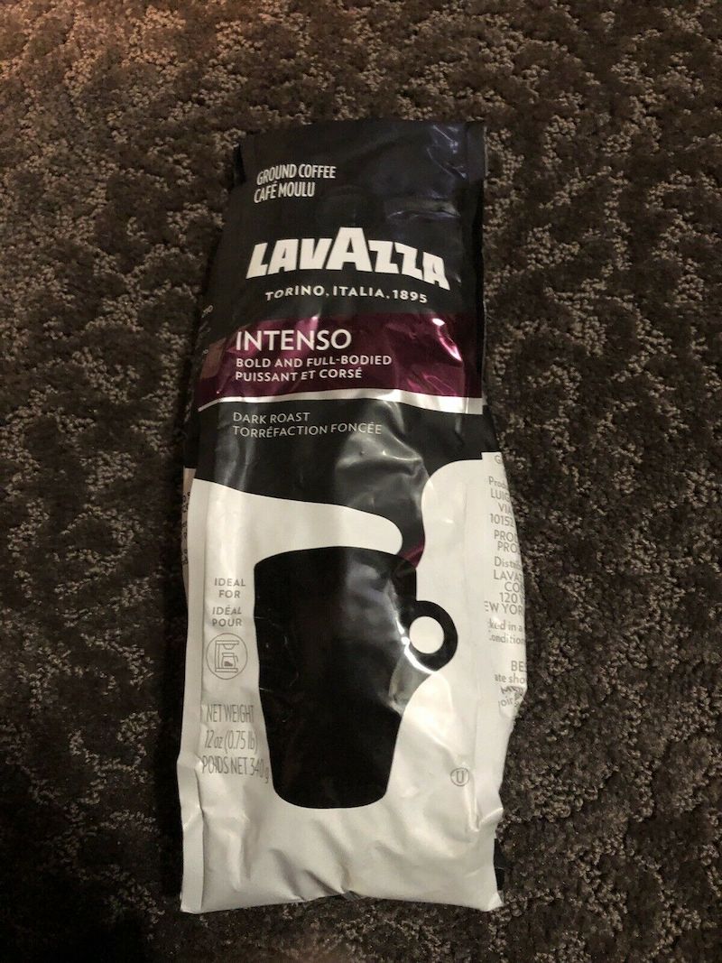 Lavazza Intenso Ground Coffee Blend, Dark Roast