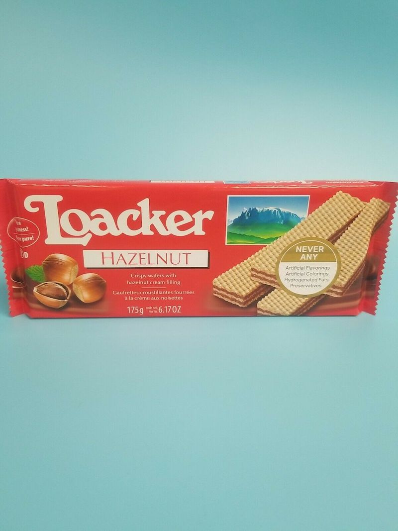 Loacker Hazelnut Creme Filling Wafer