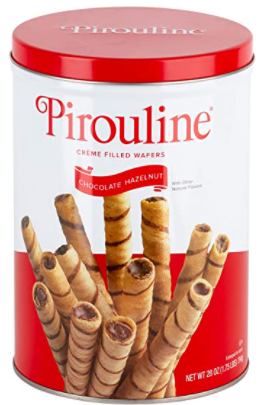 Chocolate Hazelnut Pirouline Rolled Wafers