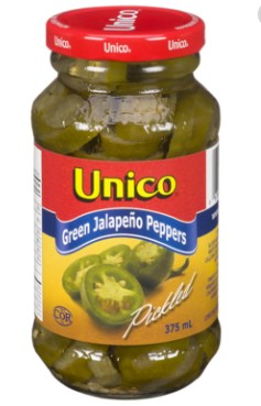 Unico Jalapeno Slices 375ml