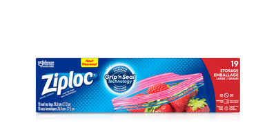 Ziploc Double Zipper Produce Large Bags