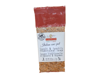 Spelt & lentils traditional soup