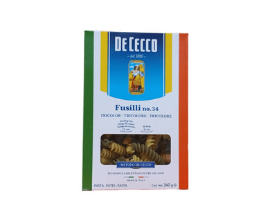 Fusilli no.34 Tricolor