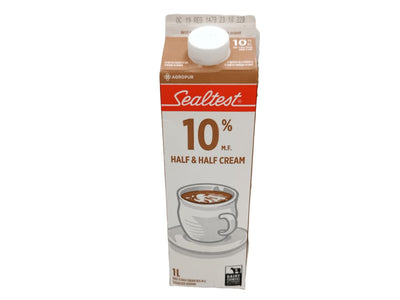 10% M.F. half & half cream