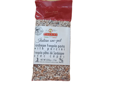 Sardinian Fregola pasta with Porcini