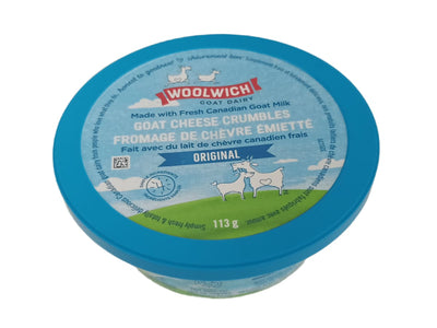Crumbled soft fresh goat cheese