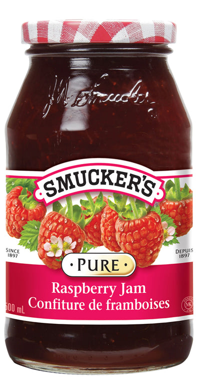 Smucker's Pure Raspberry Jam 500mL