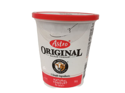 Original Yogourt Balkan Natural Yogurt 750g
