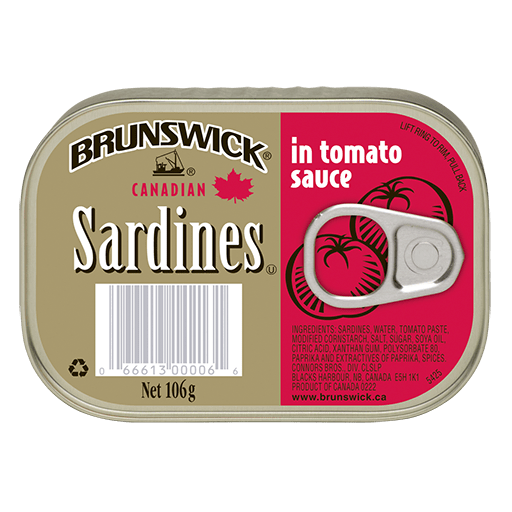 Brunswick Canadian Style Sardines in Tomato Sauce