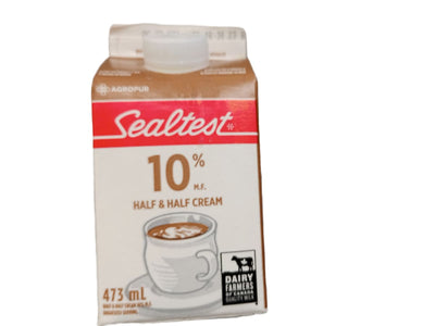 10% M.F half & half cream 473ml