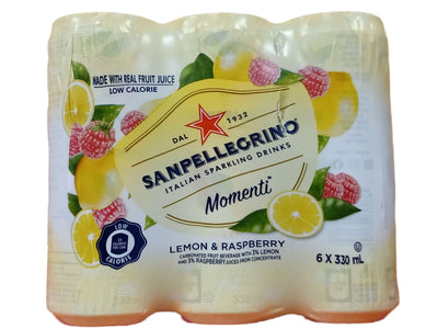 Italian Sparkling Drinks LEMON & RASPBERRY
