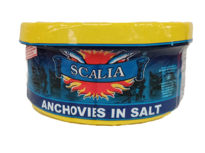 Anchovies in salt