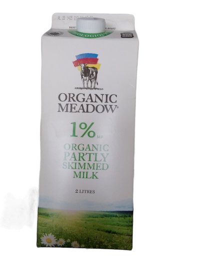 Organic meadow 1% organic milk