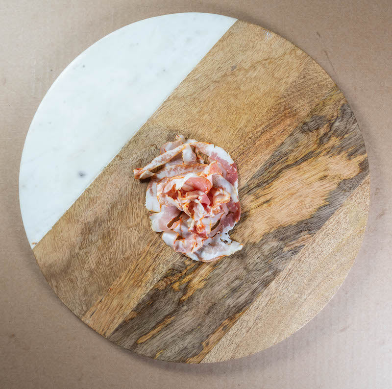 Hot pancetta