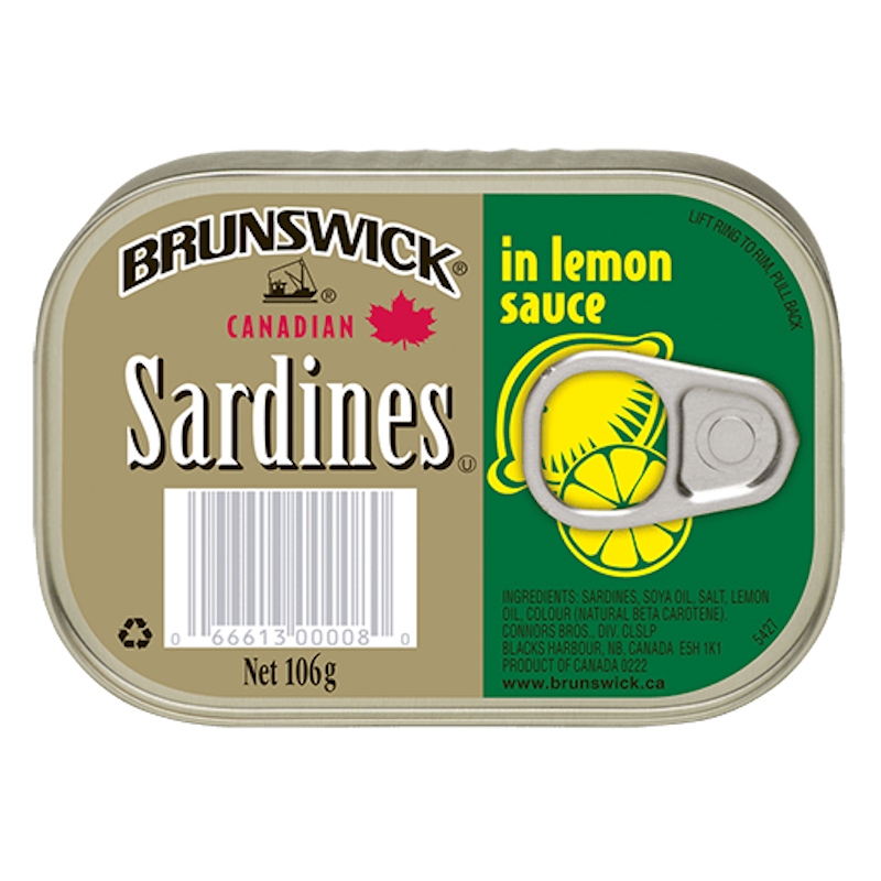 BRUNSWICK® SARDINES IN LEMON SAUCE