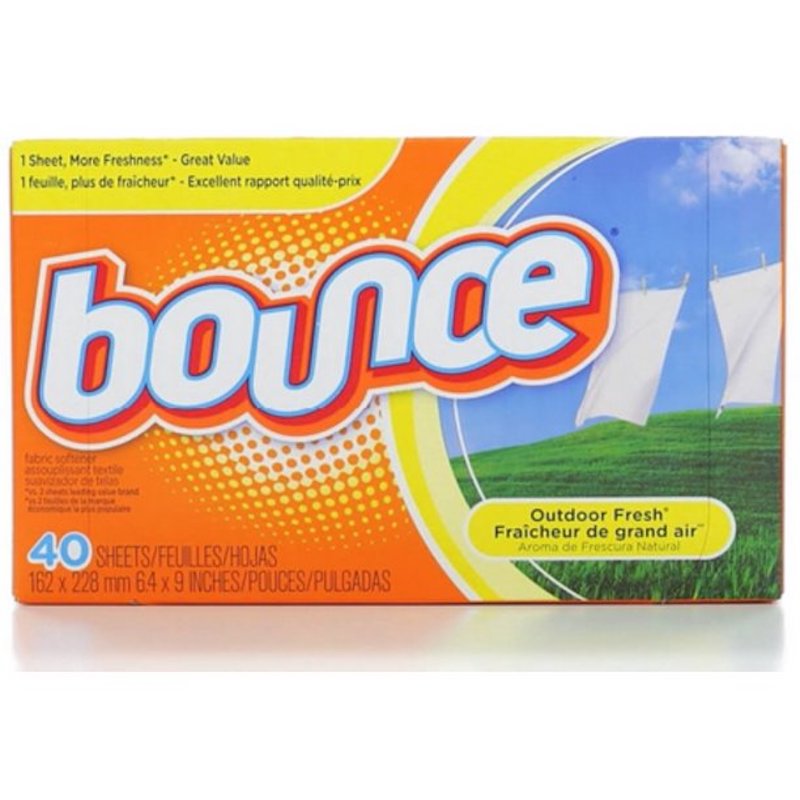 Bounce Fabric Softener Sheets, Outdoor Fresh 40 ea
