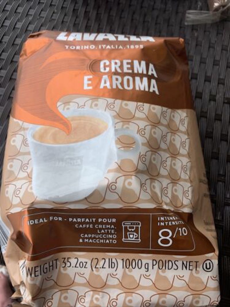 Lavazza Crema E Aroma Roasted Coffee Beans