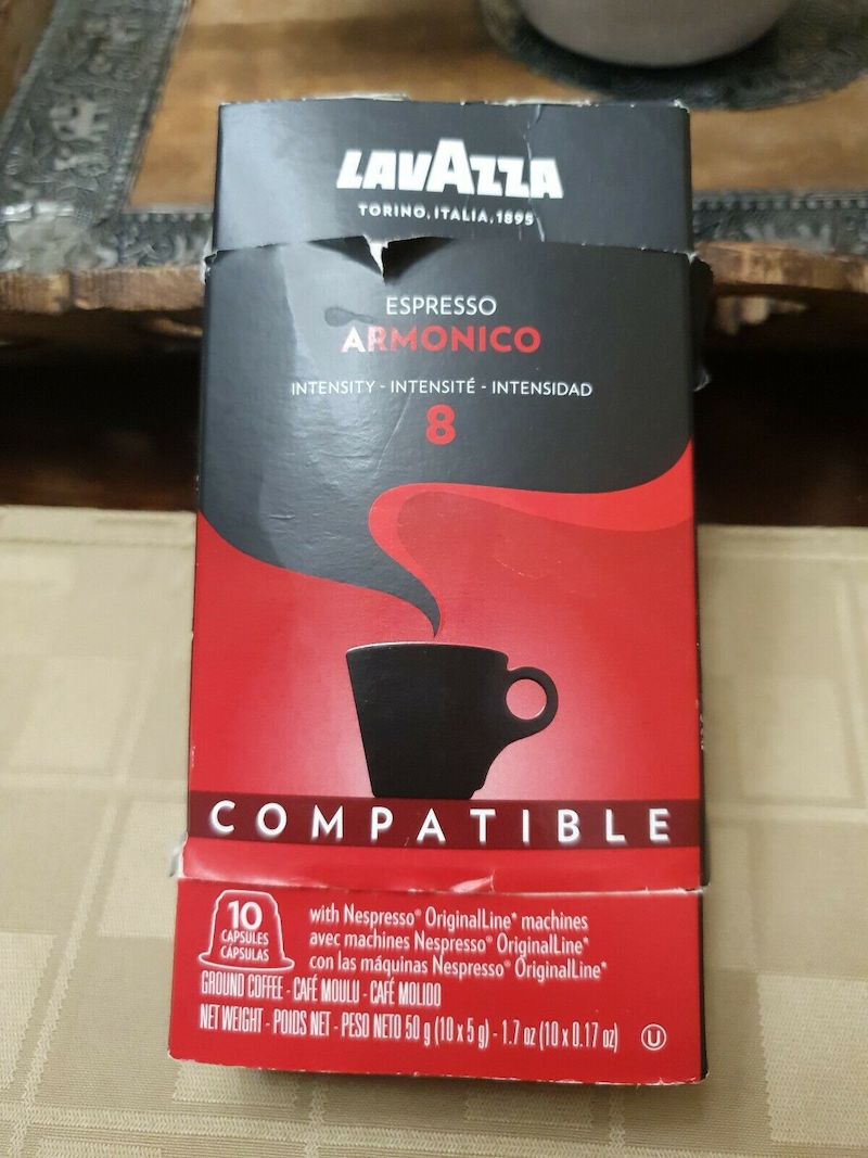 Lavazza Premium Coffee Nespresso OriginalLine Compatible Capsules (10) Armonico