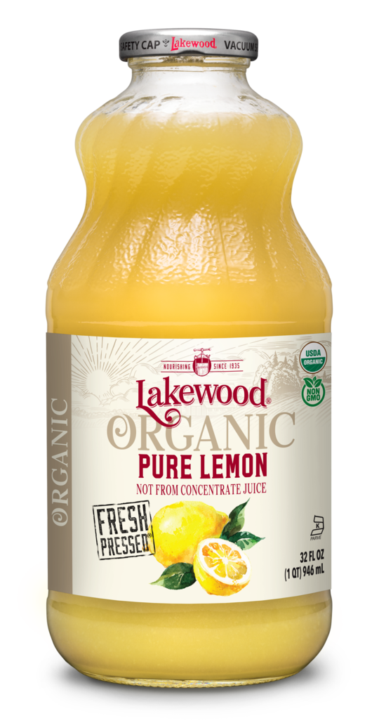 Lakewood 100% Pure Organic Fruit Juices Pure Lemon