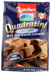 QUADRATINI BITE SIZE CHOCOLATE WAFER COOKIES