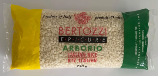 Bertozzi Arborio Italian Rice 750g
