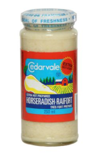 Cedarvale Extra Hot Horseradish 250ml