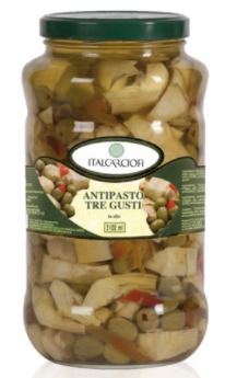 Italcarciofi 3 Flavours Apetizer in Sunflower Oil