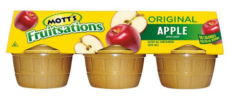 Mott's Fruitsations Original 100% Apple Sauce