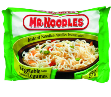 Mr.noodles vegetable flavor instant