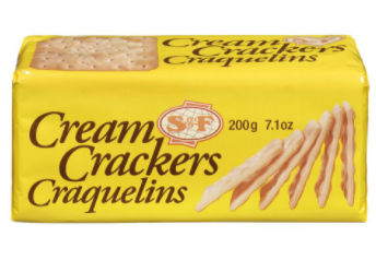 S & F Cream Crackers Craquelins