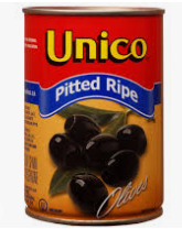 Unico Black Olives 375ml