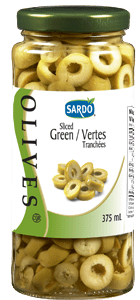 Sardo Sliced Green Olives 375ml