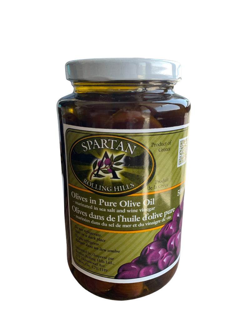Spartan - Olives in Pure Olive Oil