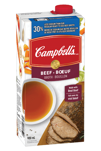 Campbell's® 30% Less Sodium Beef Broth