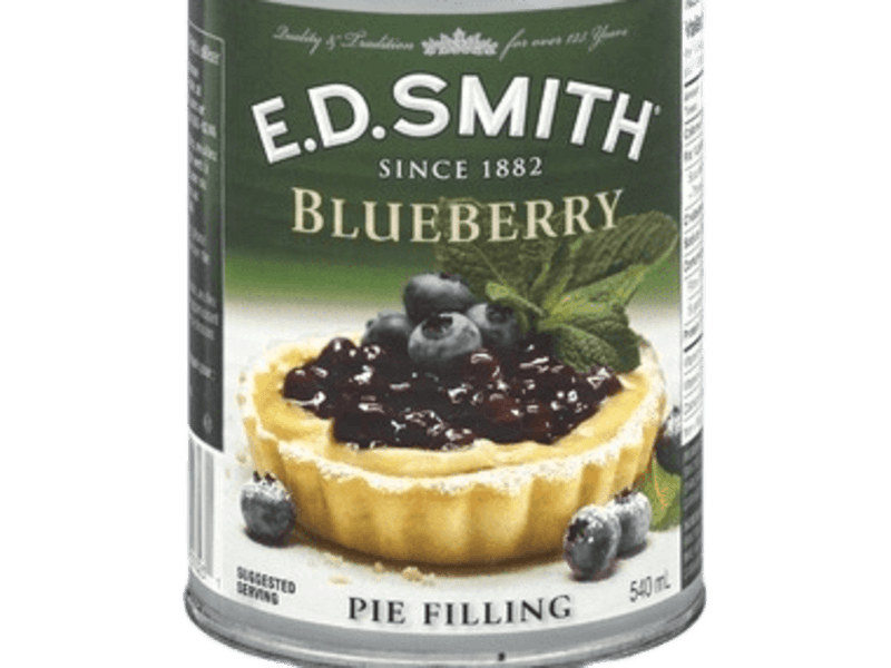 Blueberry pie filling