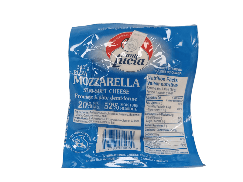 Pizza mozzarella semi soft cheese  340g