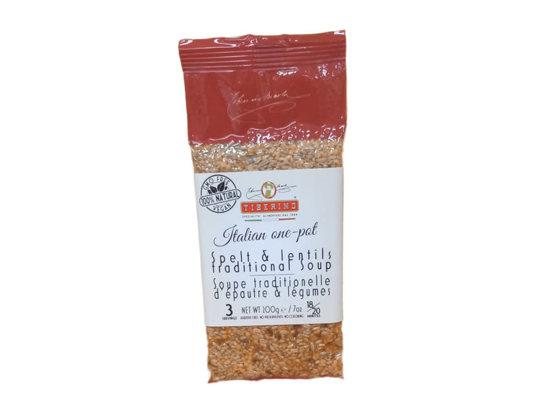 Spelt & lentils traditional soup