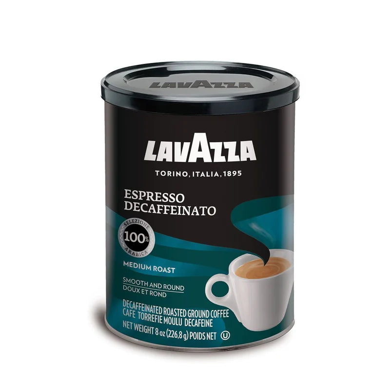 Lavazza Decaffeinated Ground Coffee Tin