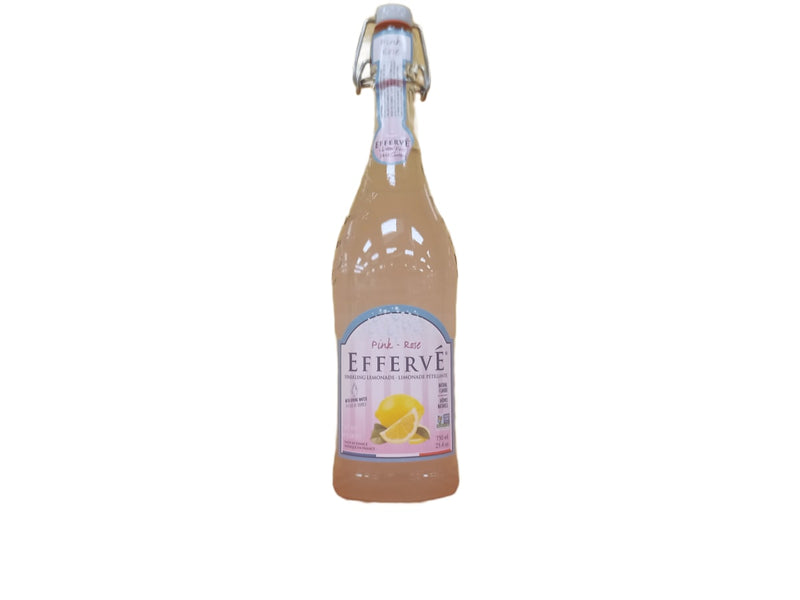 Pink Sparkling lemonade with spring water