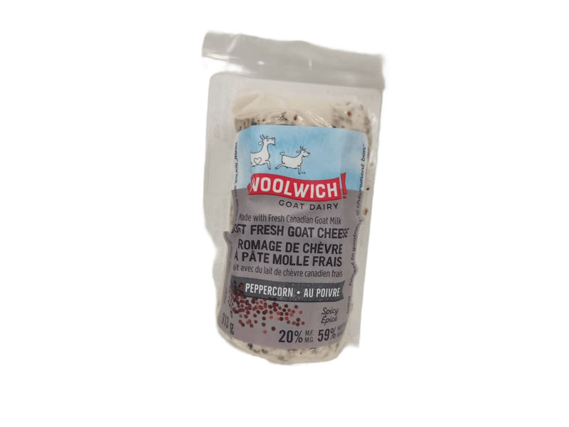 Soft fresh goat cheese Peppercorn