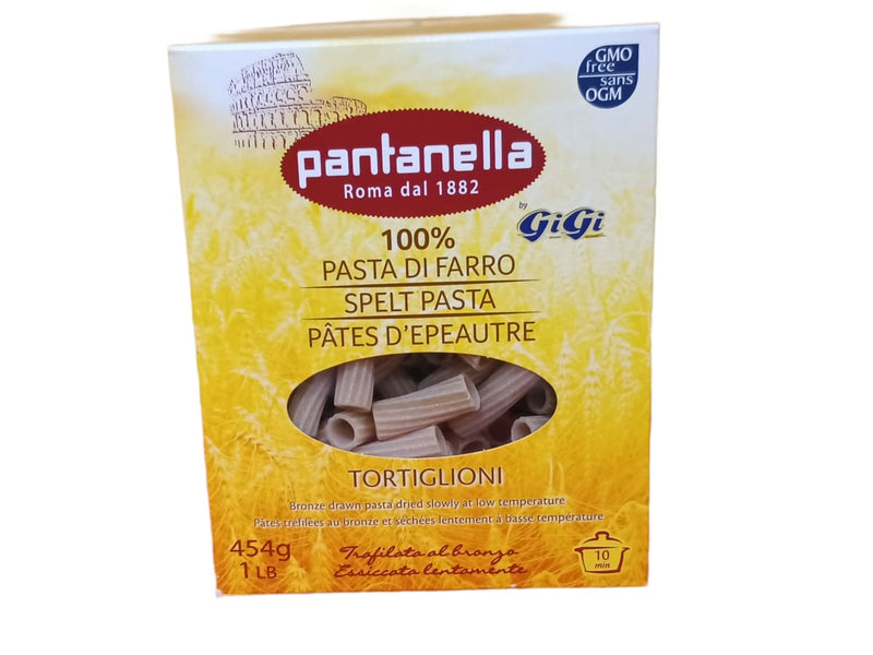 Spelt pasta Tortiglioni