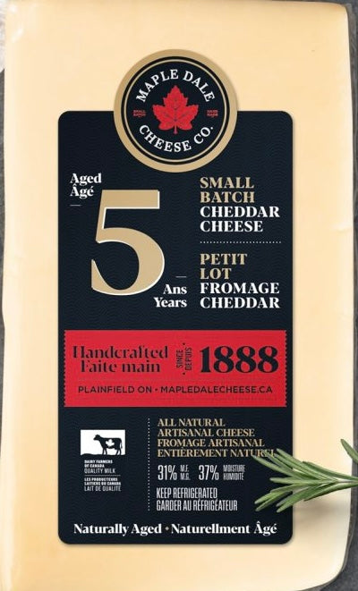 Canadian Heritage Cheddar aged 5 years