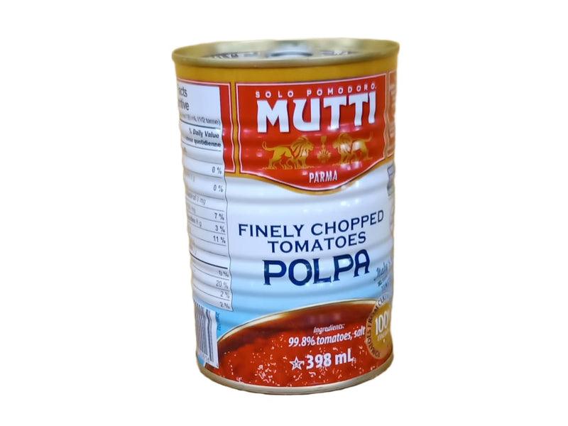 Finely chopped tomatoes POLPA