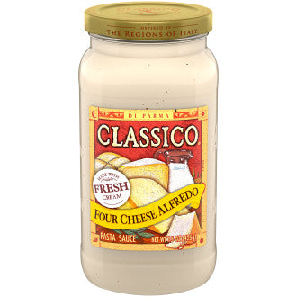 Classico Four Cheese Alfredo Pasta Sauce 15 oz
