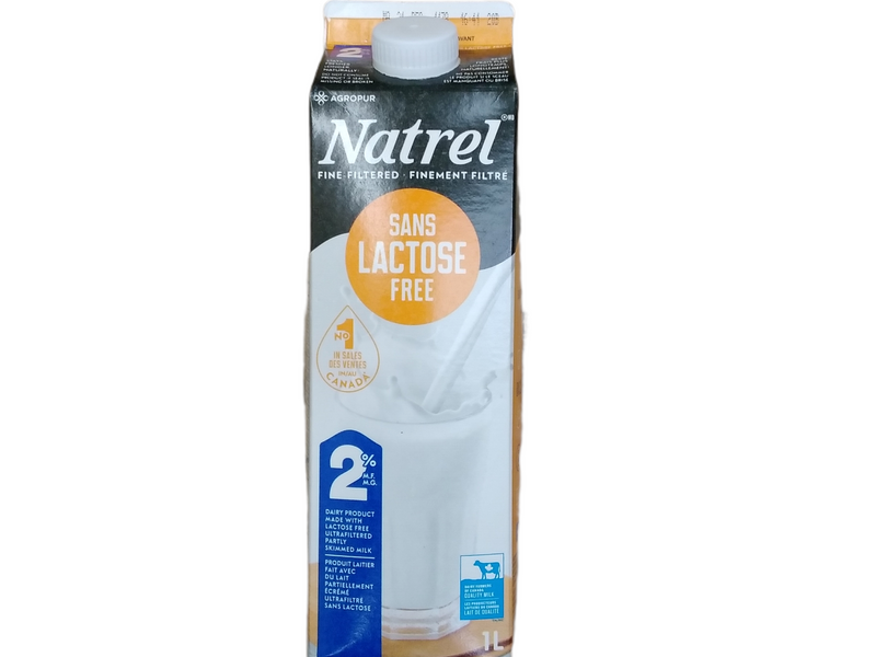 Natrel lactose free 2% milk