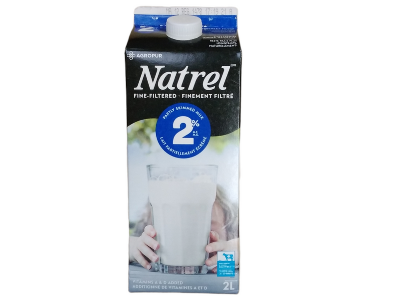 Natrel 2% skimmed milk 2 litres