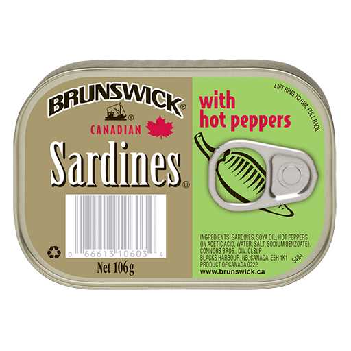 BRUNSWICK® SARDINES WITH HOT PEPPERS